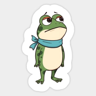 Resist-Frog Sticker